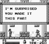 une photo d'Ã©cran de Castlevania 2 - Belmont s Revenge sur Nintendo Game Boy